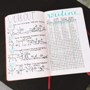 19 Best Bullet Journal Ideas for Workout Trackers and Weight Loss