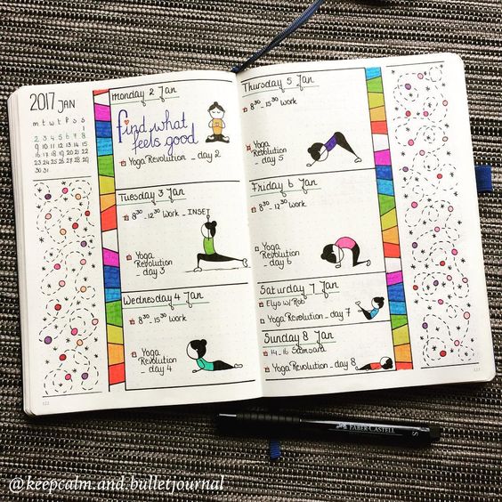 19 Best Bullet Journal Ideas For Workout Trackers And Weight