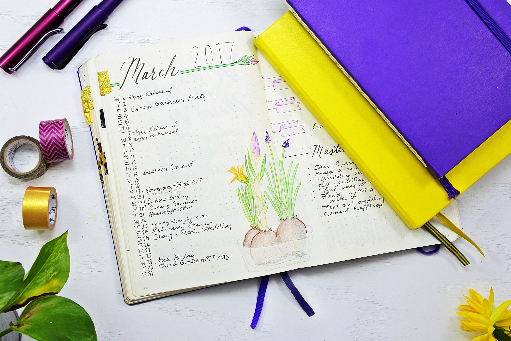 A Busy Persons, Bullet Journal: The 6-month Bullet  