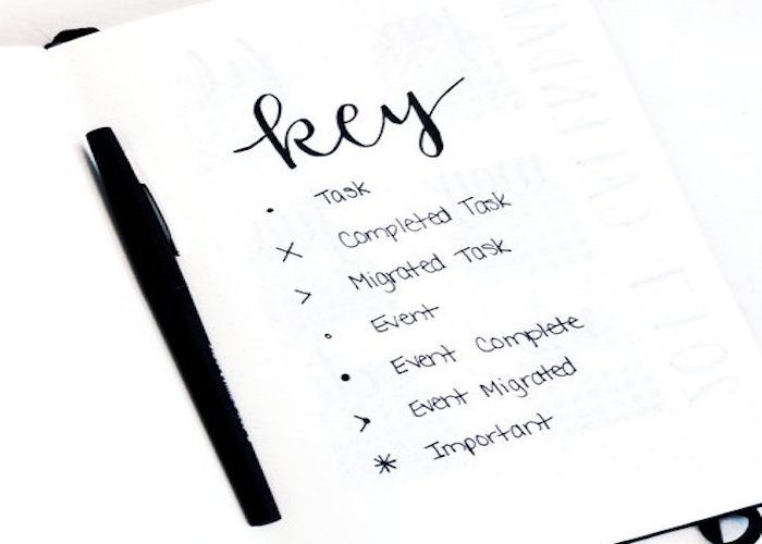 Simple Bullet Journal Key Ideas ⋆ Sheena of the Journal