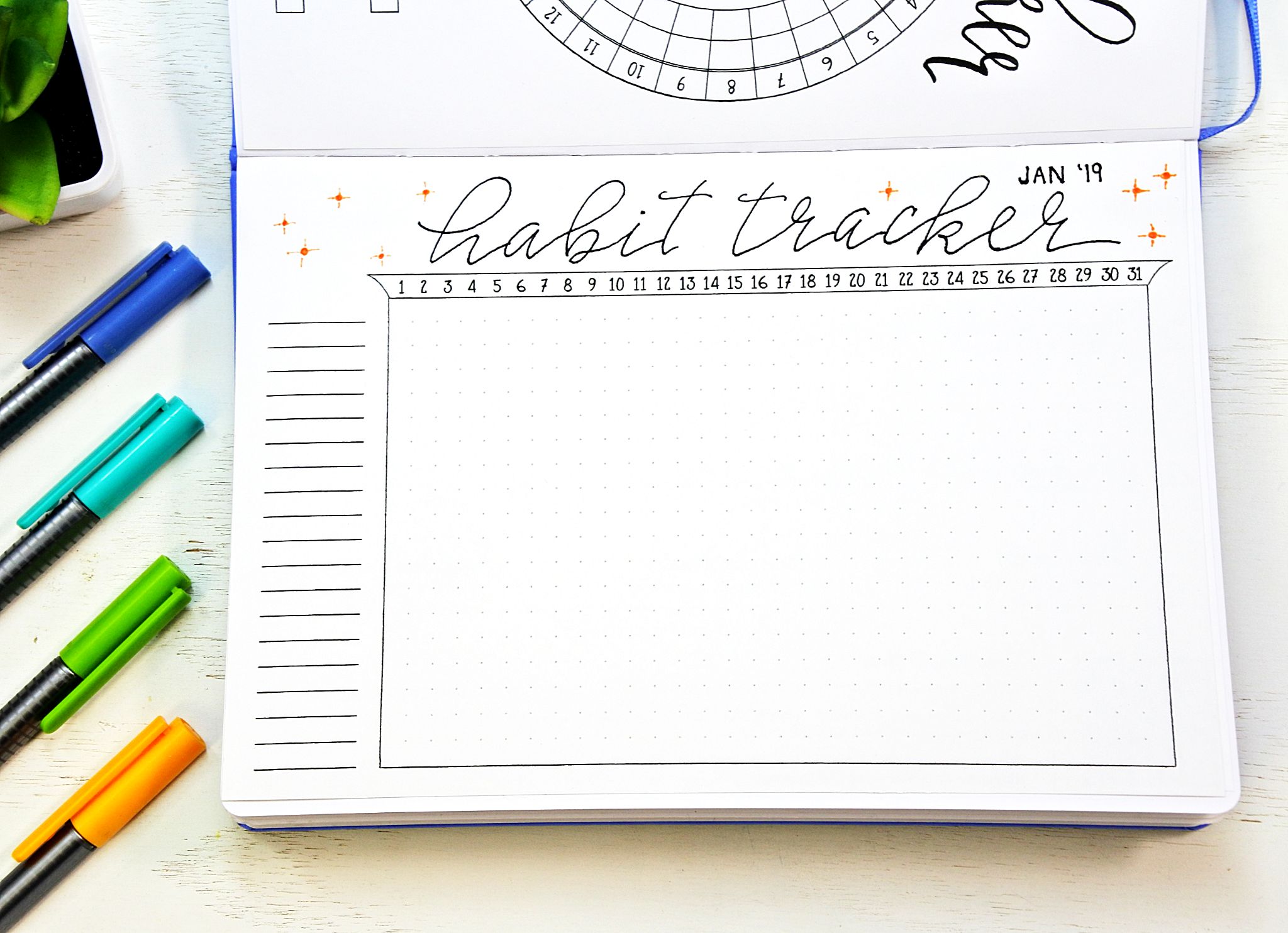 January Bullet Journal Printable Setup ⋆ Sheena of the Journal