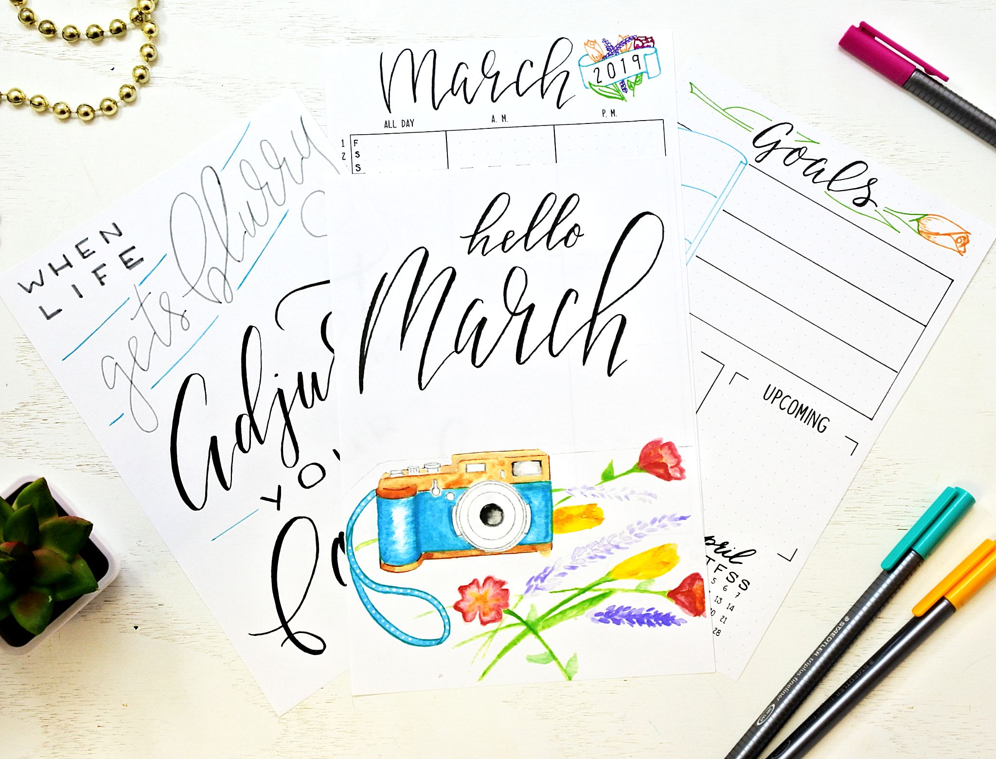 March Bullet Journal Setup ⋆ Sheena of the Journal