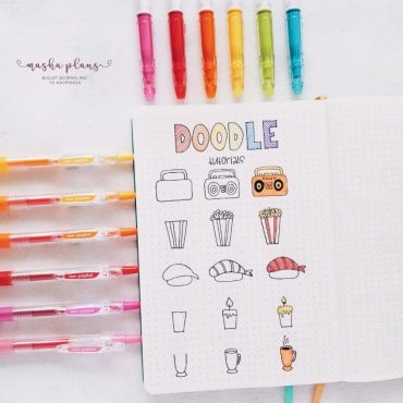 2024 Bullet Journal Doodles - 30+ Easy Tutorials! ⋆ Sheena of the Journal