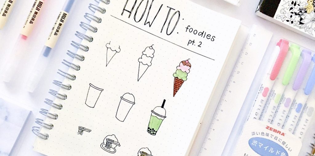 Wonderlijk Bullet Journal Doodles - 30 Easy Tutorials! ⋆ Sheena of the Journal UU-05