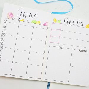 June 2021 Bullet Journal Printables ⋆ Sheena of the Journal