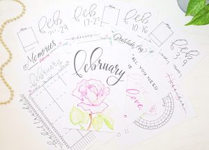 February Bullet Journal Setup 2020 ⋆ Sheena of the Journal