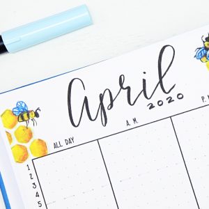 Printable April Bullet Journal Setup ⋆ Sheena of the Journal