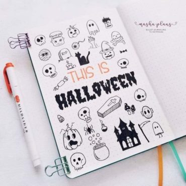 40+ October Bullet Journal Cover Page Themes ⋆ Sheena of the Journal