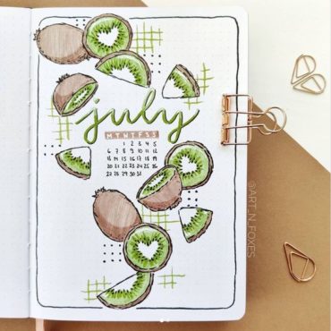 Aesthetic 2022 July Bullet Journal Theme Ideas ⋆ Sheena of the Journal