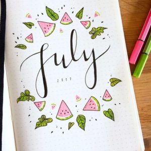 Aesthetic 2022 July Bullet Journal Theme Ideas ⋆ Sheena of the Journal