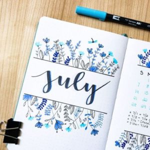 Aesthetic 2022 July Bullet Journal Theme Ideas ⋆ Sheena of the Journal