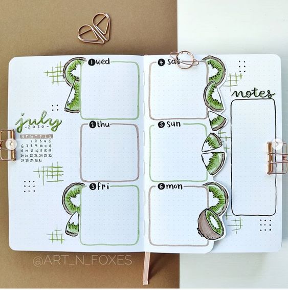2019 Bullet Journal Set-Up - Rae's Daily Page